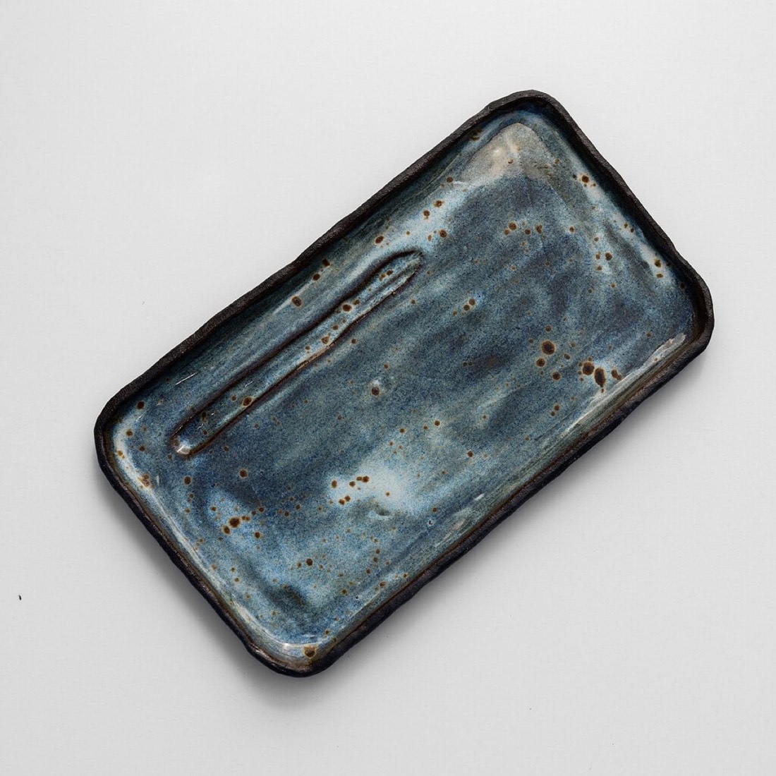 Ceramic tray for stationery Inkstone