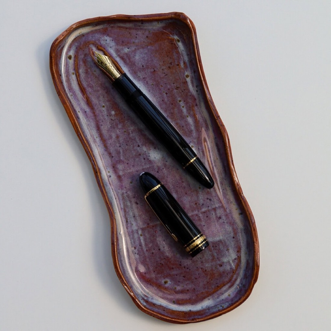 Ceramic tray for stationery Inkdusk