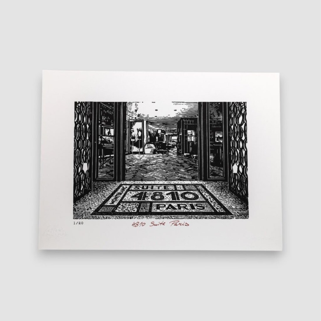Linocut 4810 Suite Paris