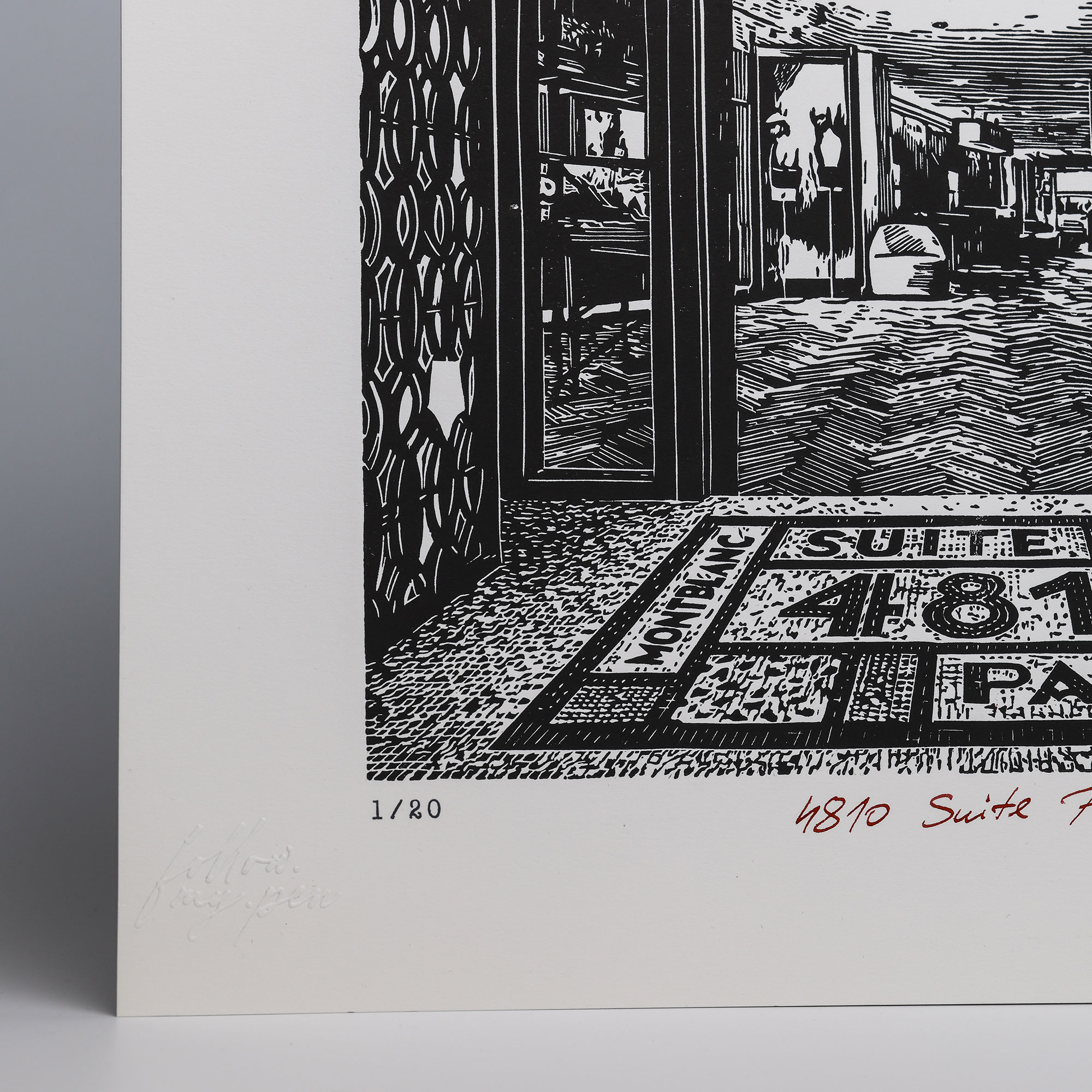 Linocut 4810 Suite Paris - Image 6