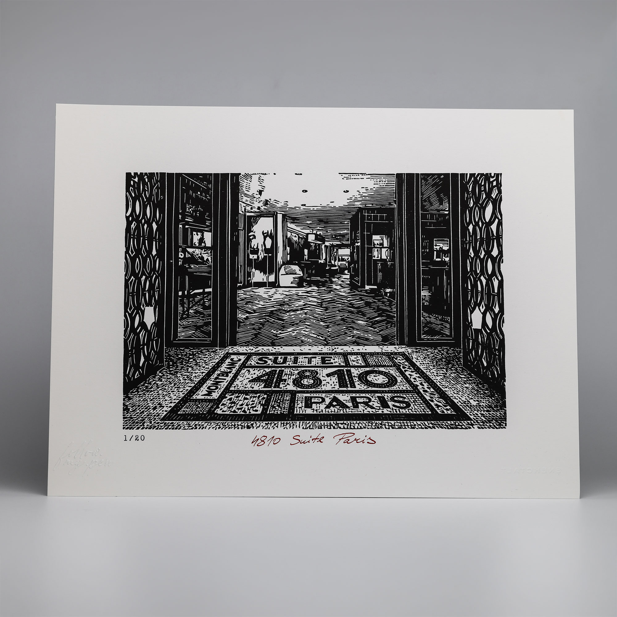 Linocut 4810 Suite Paris - Image 3